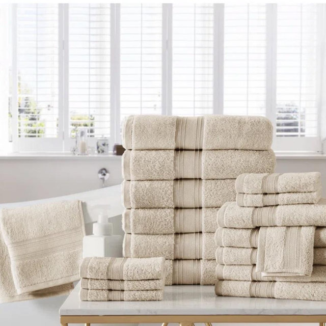 18-piece Cotton Towel Set