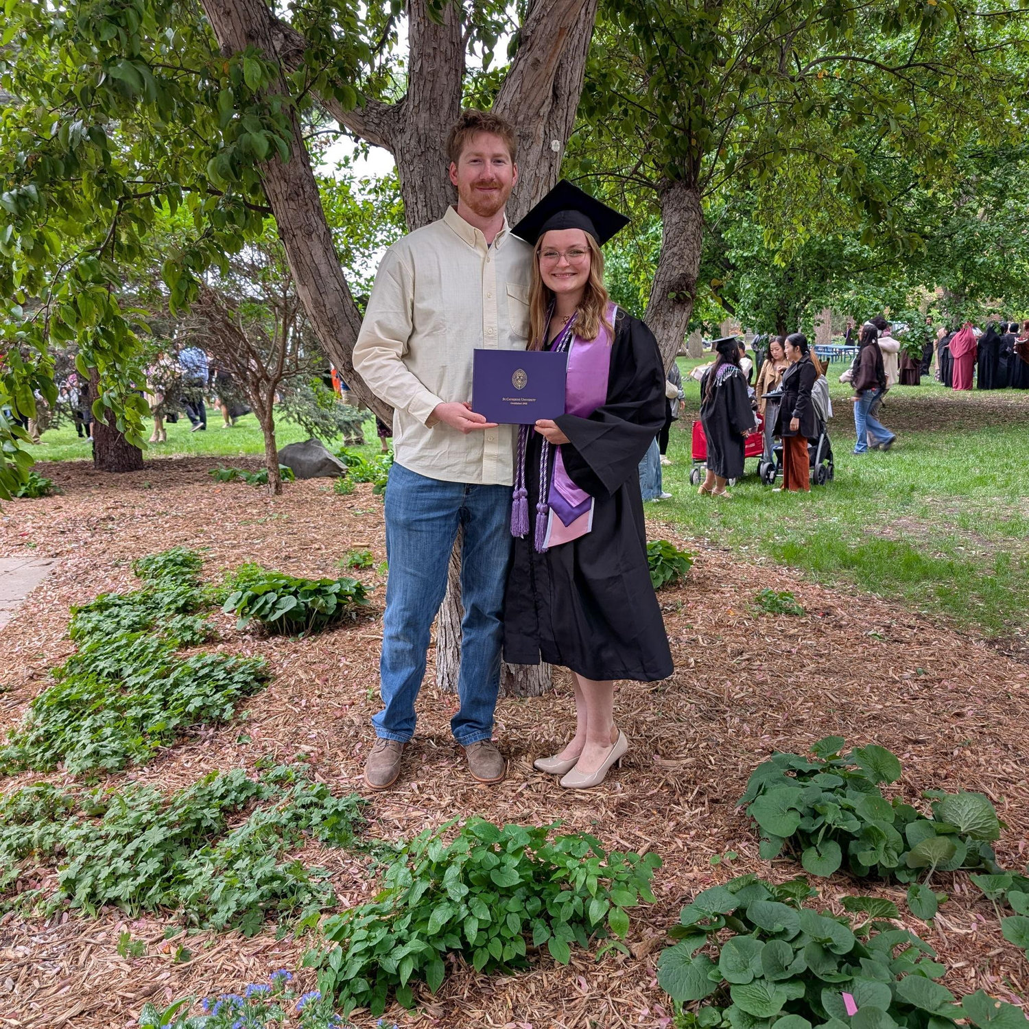 Ella's graduation from St. Kate's