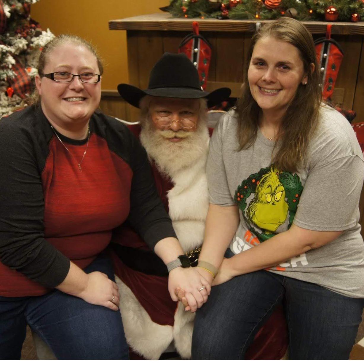 It was officially official with the help of Santa . . . Allies best friend!