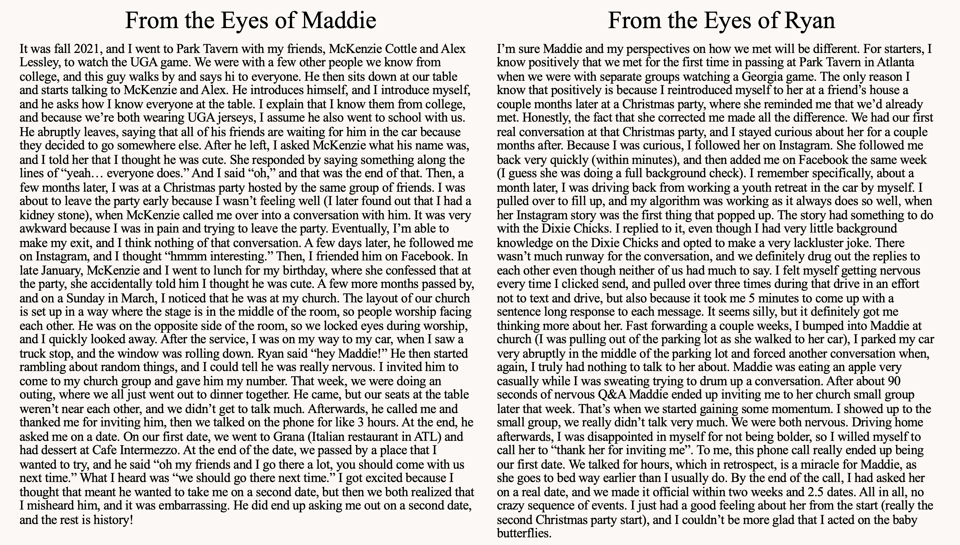 The Wedding Website of Maddie Campbell and Ryan Hilscher