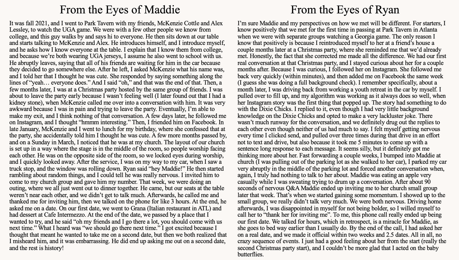 The Wedding Website of Maddie Campbell and Ryan Hilscher