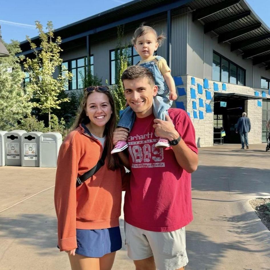 At the Omaha Zoo with Brennen's niece Lainey