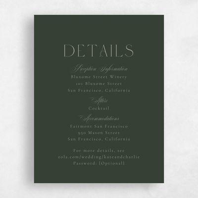 Deep Forest, Green Wedding Enclosure - Payton