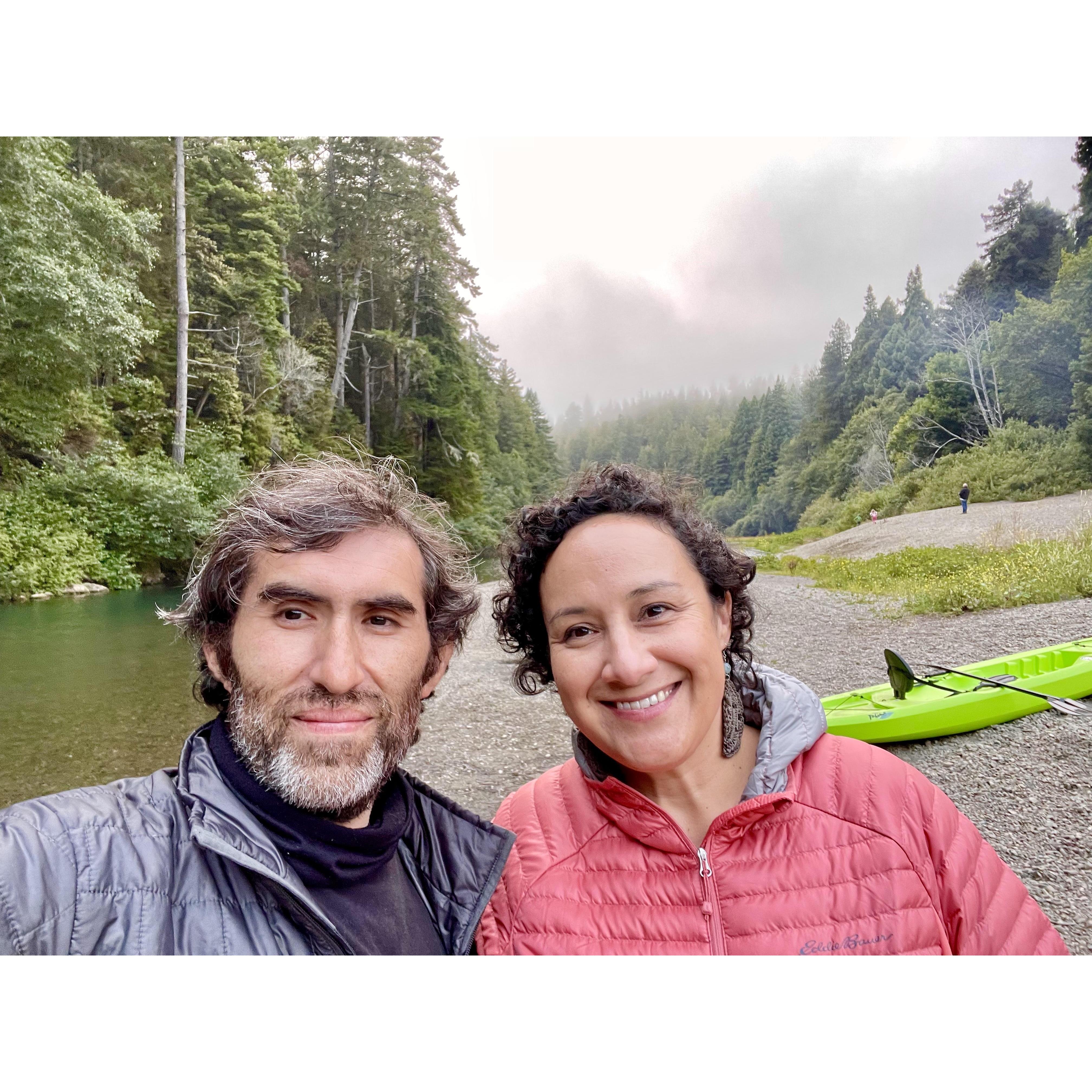 Our first visit to Gualala Redwood River Park <3