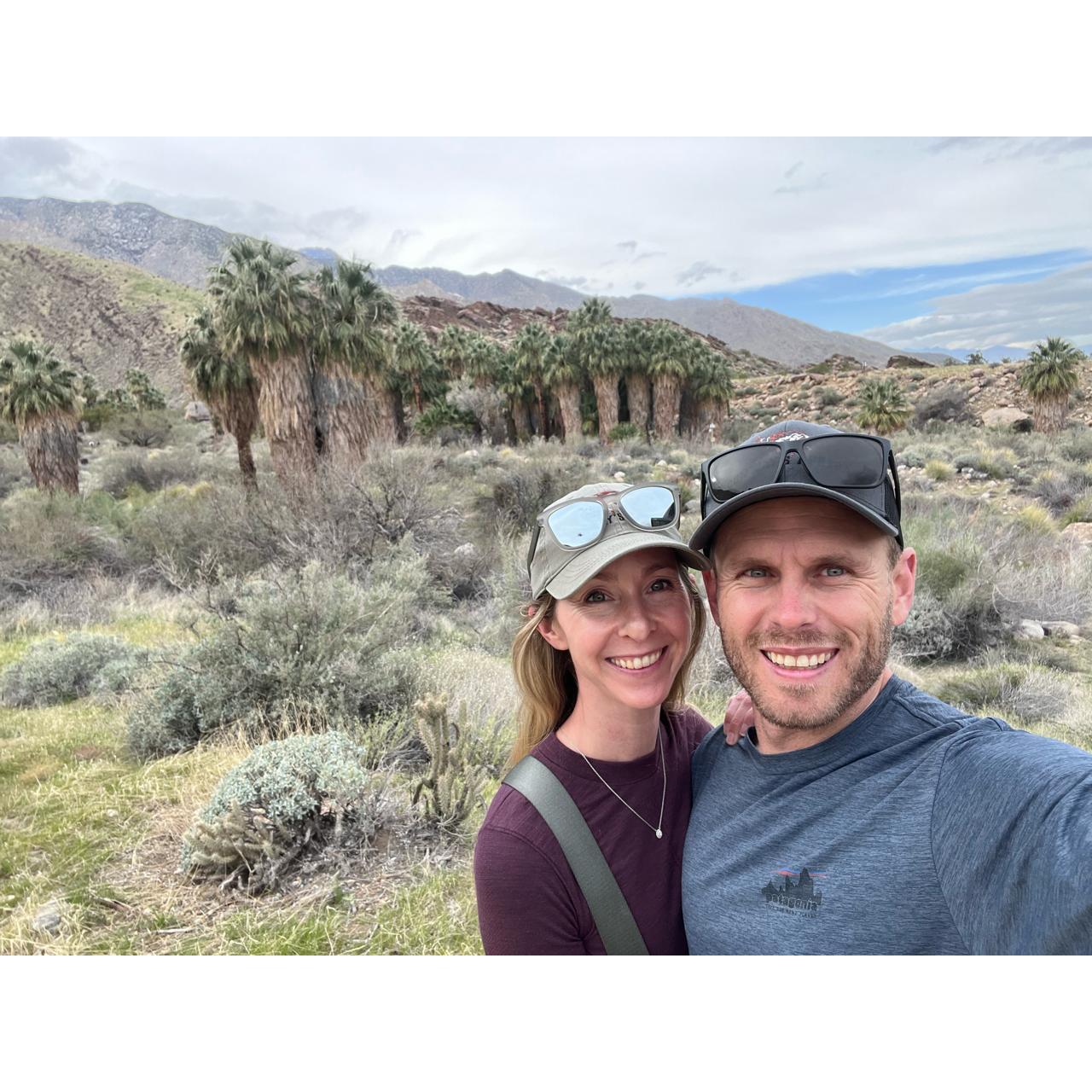 Hiking in beautiful Palm Springs!