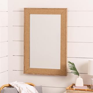 Calico Woven Wall Mirror
