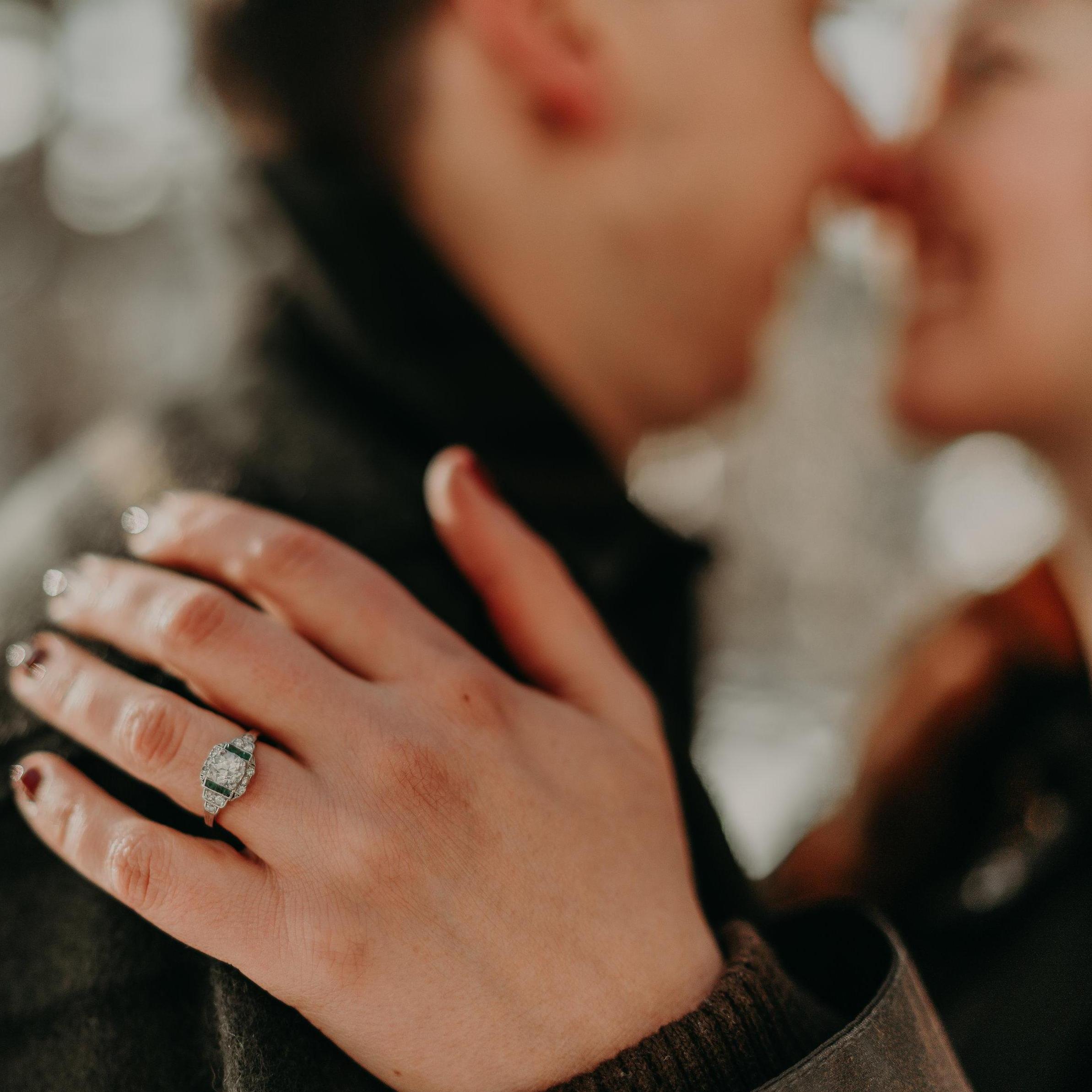 Tom picked out my 100-year-old ring all by himself!