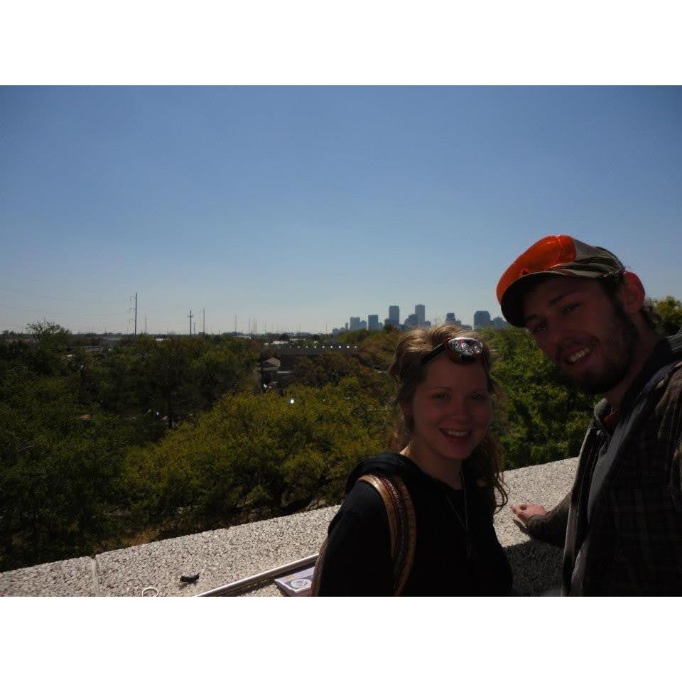 The first picture of us taken together!