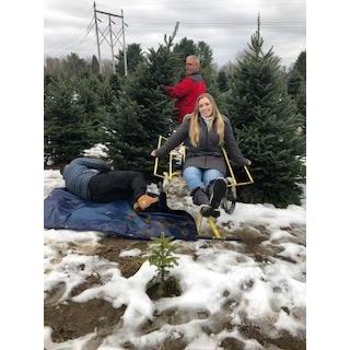 Cutting down our first Christmas Tree! - 2018