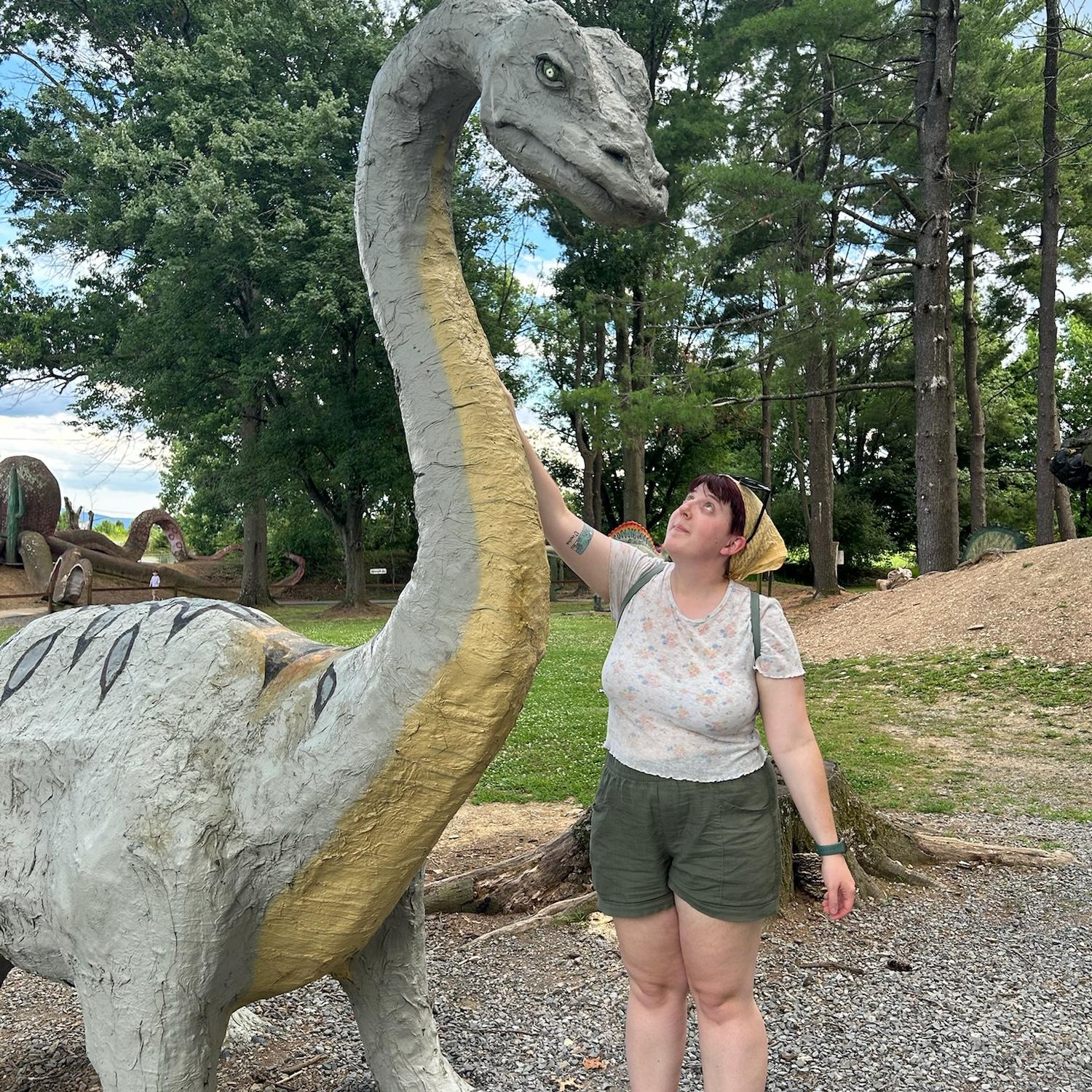 A rare Amanda Dinosaur Land picture