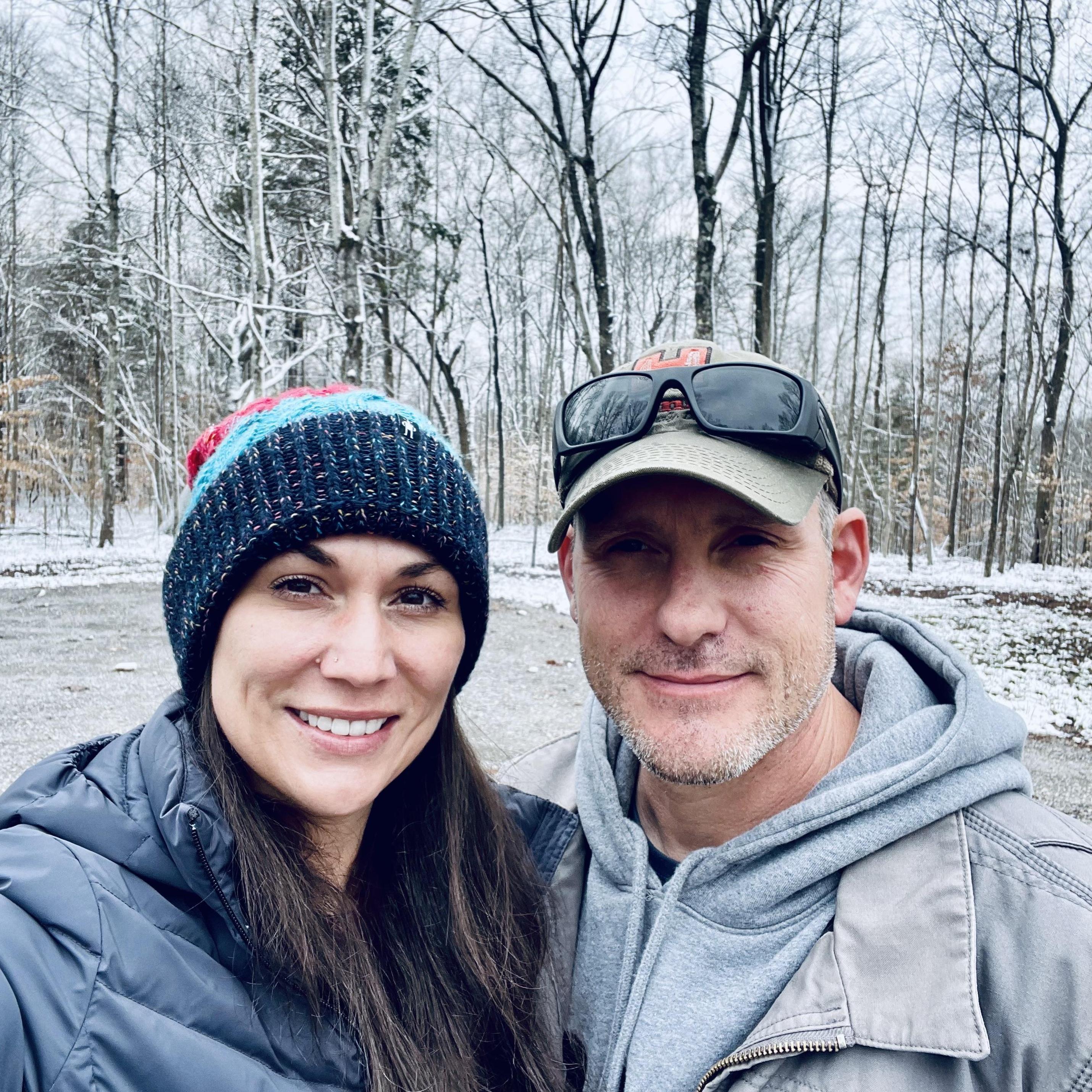 A snowy day at our Homestead Site!