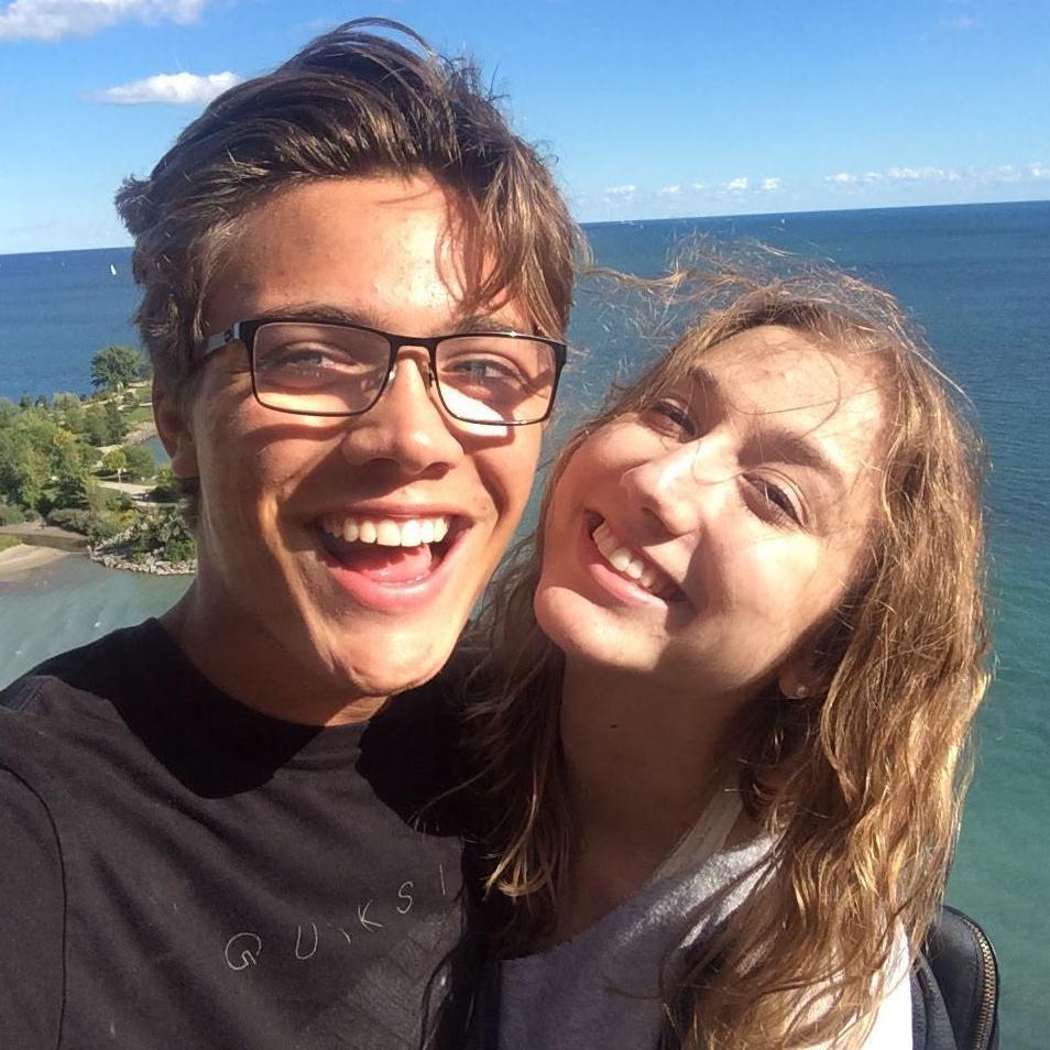 Our first weekend dating we explored the Scarborough Bluffs and snapped this sunny shot !