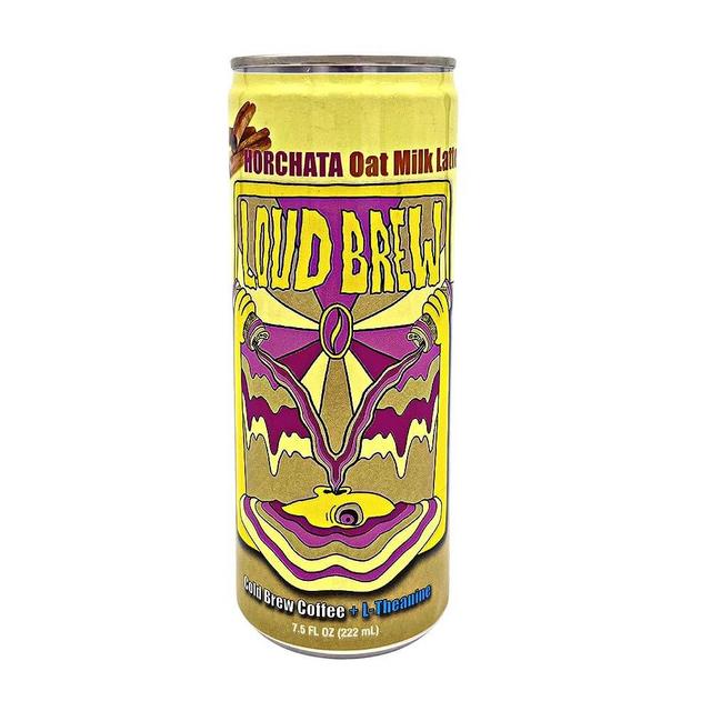 Loud Brew, Calculated Coffee Chemistry, Horchata Oat Milk Latte, Cold Brew Coffee, Infused With L-Theanine, No Jitters, Packed With Energy, Smooth Taste, Unsweetened and Ready to Drink, 100mg Caffeine, 7.5oz, (12 Pack of Cans)