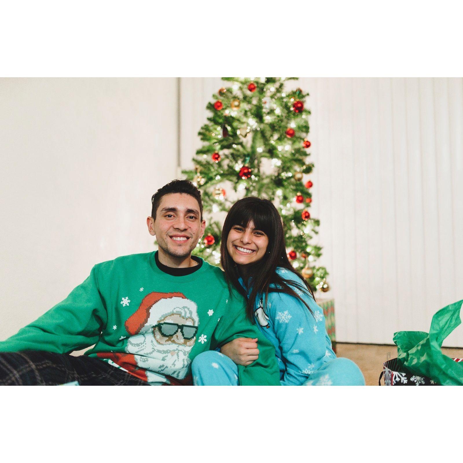 Our First Christmas living together, 2016
