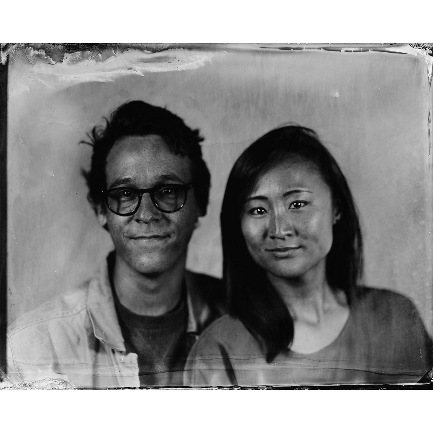 Tin-Type portrait taken in San Francisco