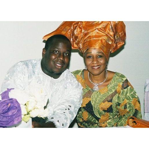 Wale and his mom.