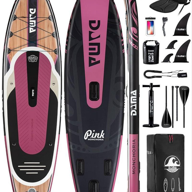 DAMA 11'*34"*6" Stand Up Paddle Board, Inflatable Paddle Board,Inflatable Paddle Boards for Adults w/a Wide, Smooth and Non Slip Deck, Versatile Styles, Suitable for Adults