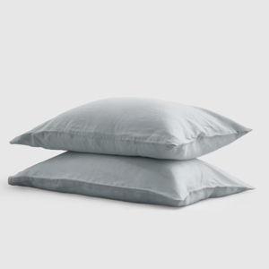 European Linen Pillowcase Set - Standard, Mist