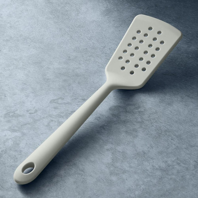 Williams Sonoma Open Kitchen Silicone Slotted Turner, Grey