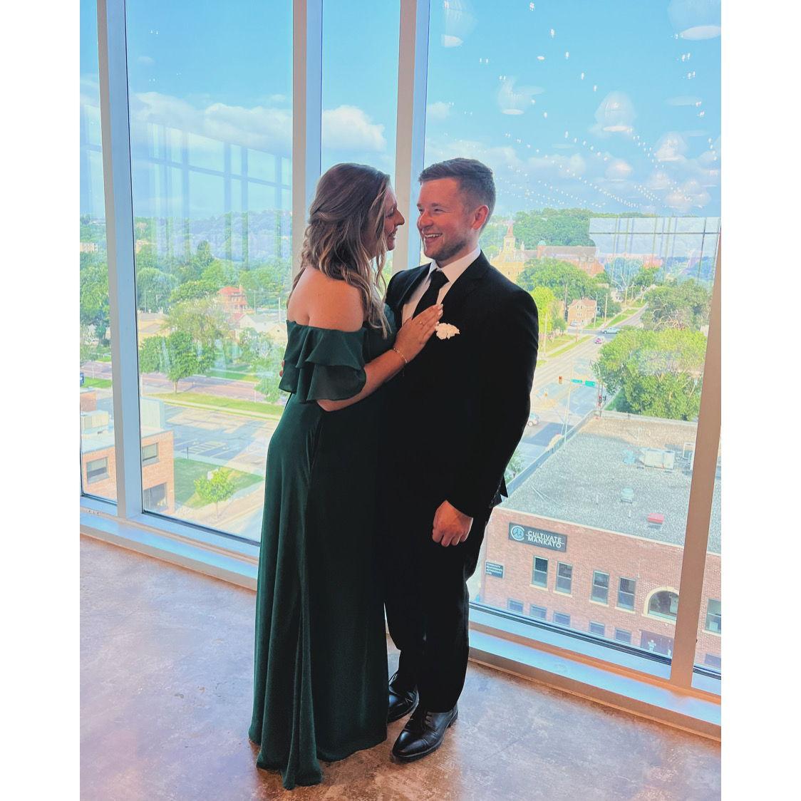 Marin and Jake's Friends' wedding! Marin knew when she saw Jake in his suit standing up with his friend that she wanted to be next and that she absolutely loved this man!