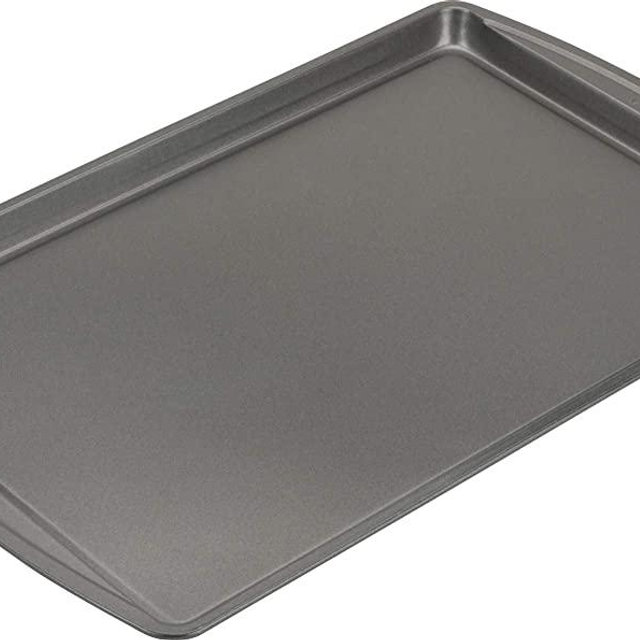 Good Cook 4022 Baking Sheet, 0.9 cu-ft Capacity, 11 in W x 17 in L, Silver