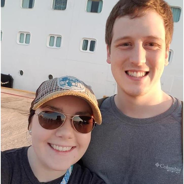 Waiting to go on our first excursion to see some Mayan ruins and a beautiful cenote.