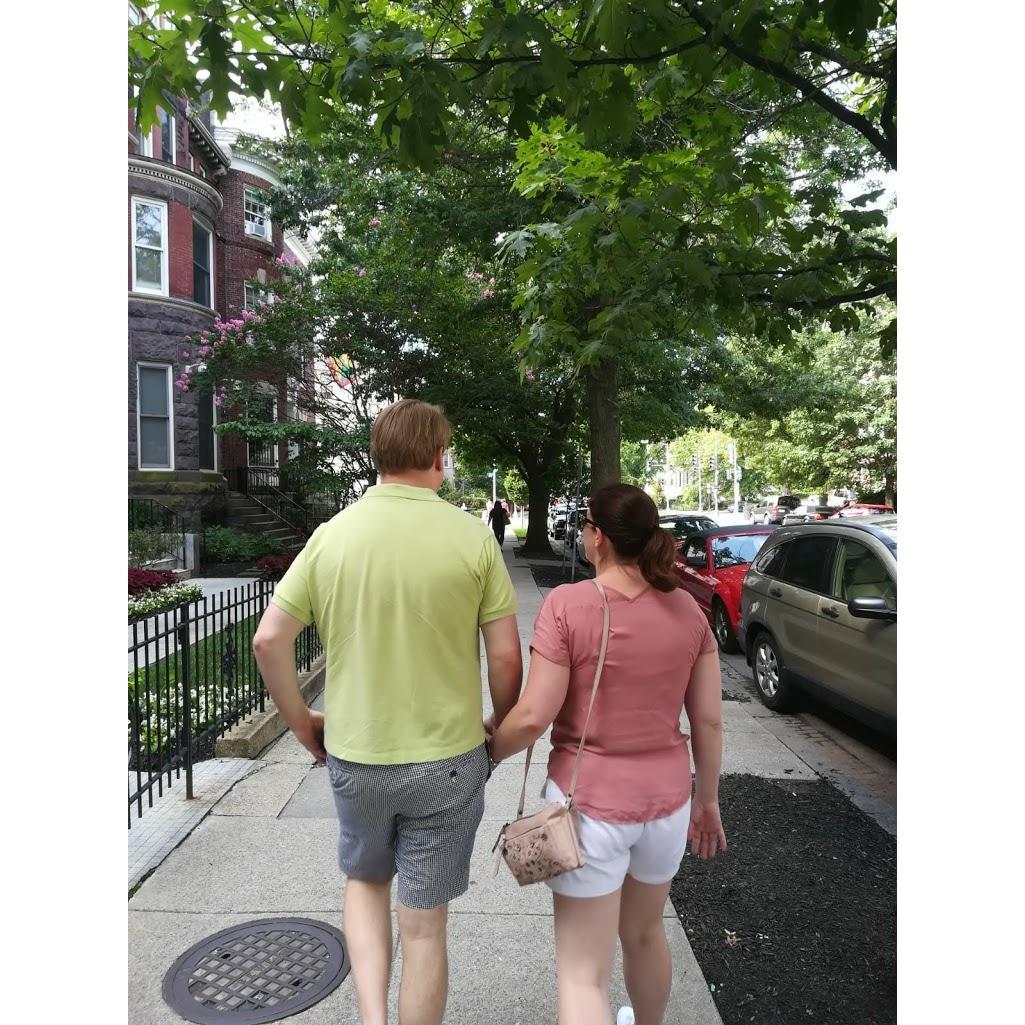 Strolling around DC.