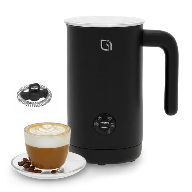 WILLOW Eco Series Milk Frother, 4 in 1 Milk Steamer, One Button Operation Hot and Cold Foam Maker 8.12oz/240ml Milk Warmer for Coffee & Latte, Made from 99% Recycled Plastics, 100% Non-Toxic