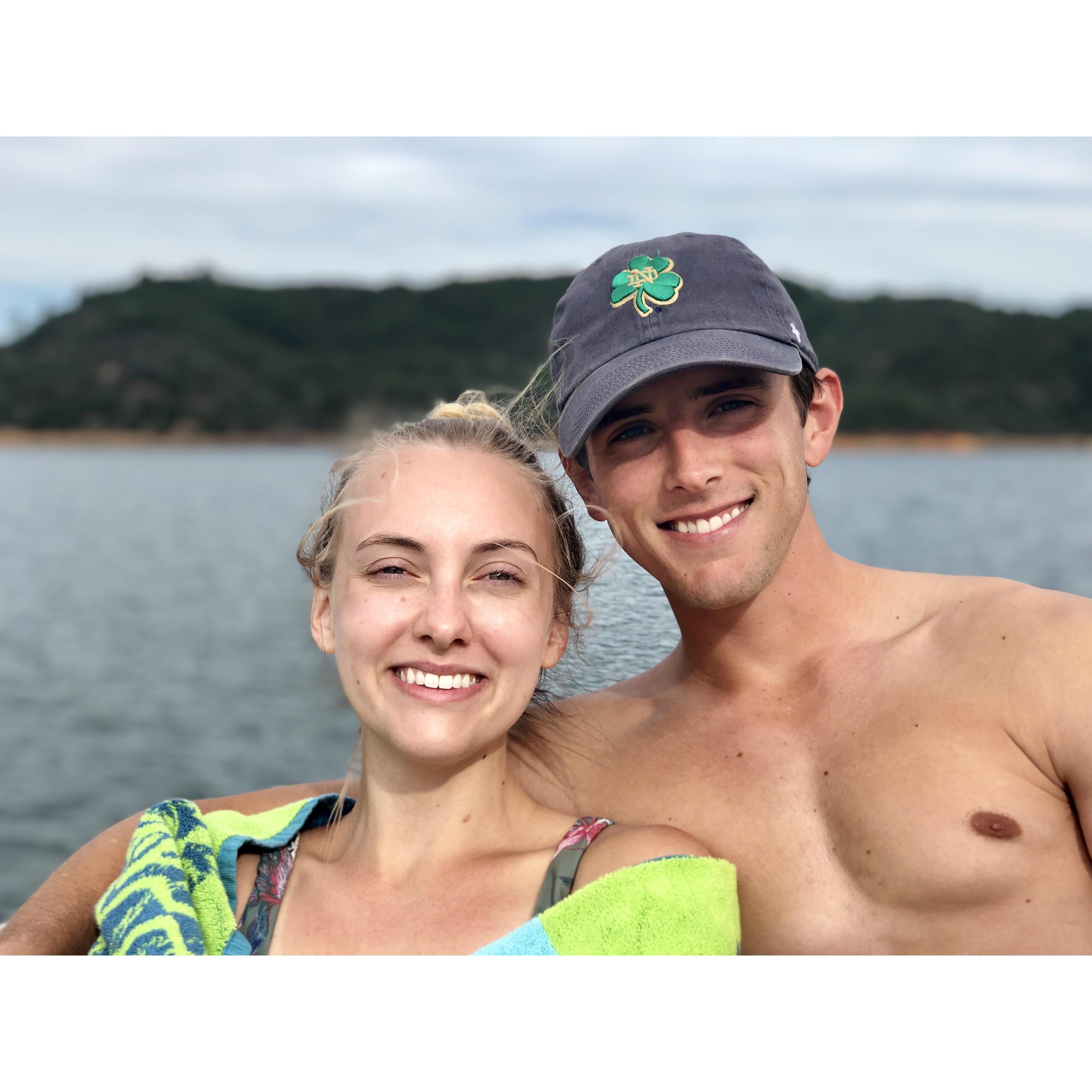 We went on a house boating trip with my family in the summer of 2019, and needless to say if you know the story, Dan knows how to end the trip with a bang.