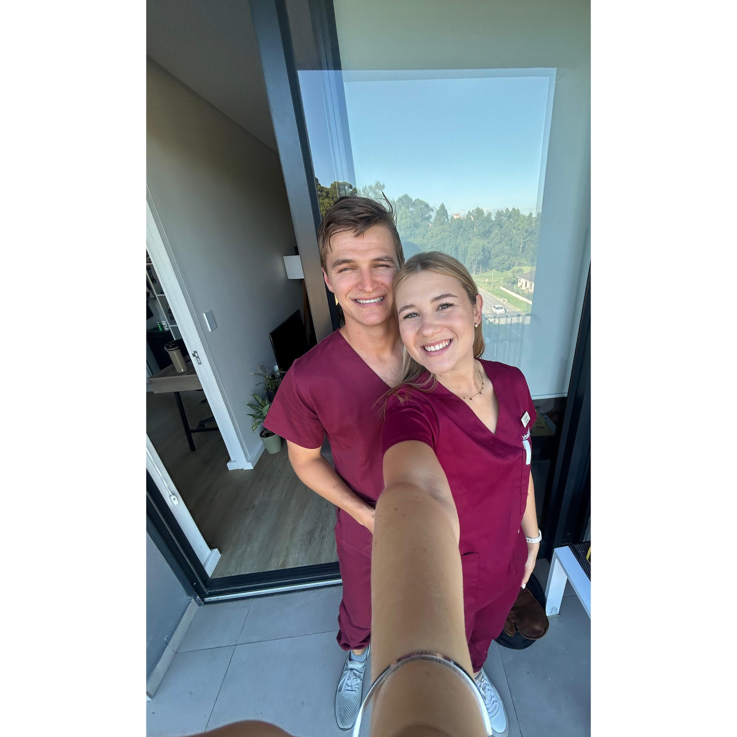 For the first time in 2 years, we only live 800 meters from each other!