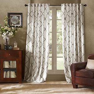 Bombay™ Garrison Rod Pocket/Back Tab Window Curtain Panel