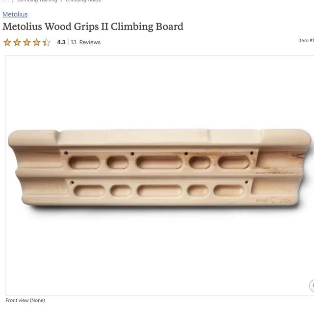 Wood Grips II Climbing Board