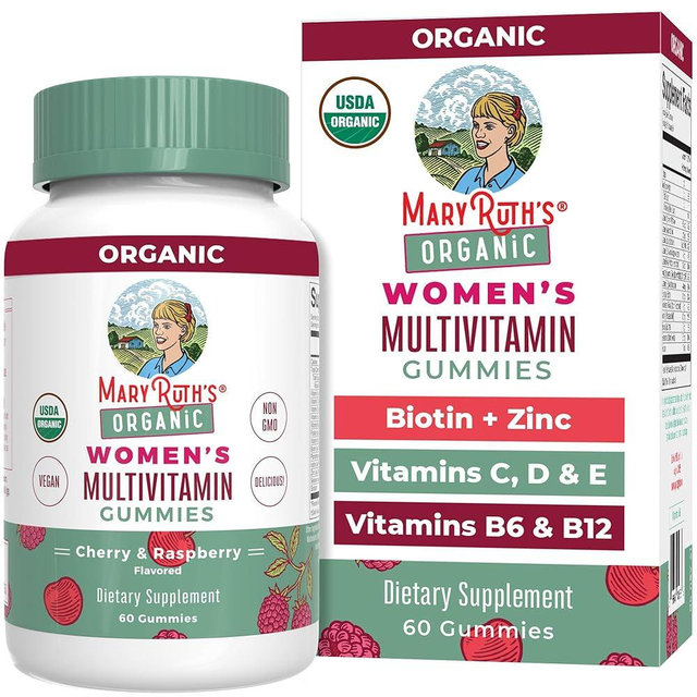MaryRuth Organics Multivitamin for Women 14 | Women's Multivitamin Gummies for Immune Support| Skin Health | Sugar Free | Vegan | Non-GMO | 60 Count