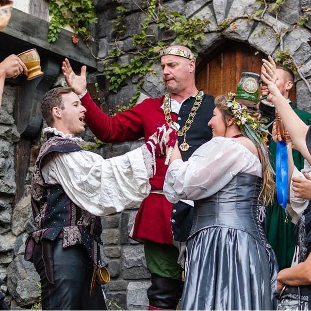 Our Revel hand fasting ceremony