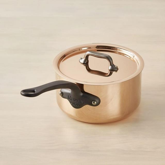Mauviel M250C Copper Sauce Pan, 1.9-Qt.