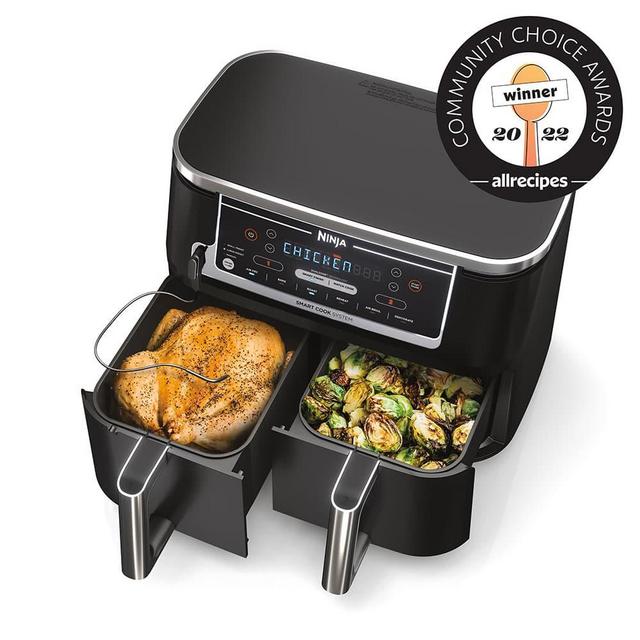 Ninja® Foodi® 6-in-1 10-qt. XL 2-Basket Air Fryer with Smart Cook System