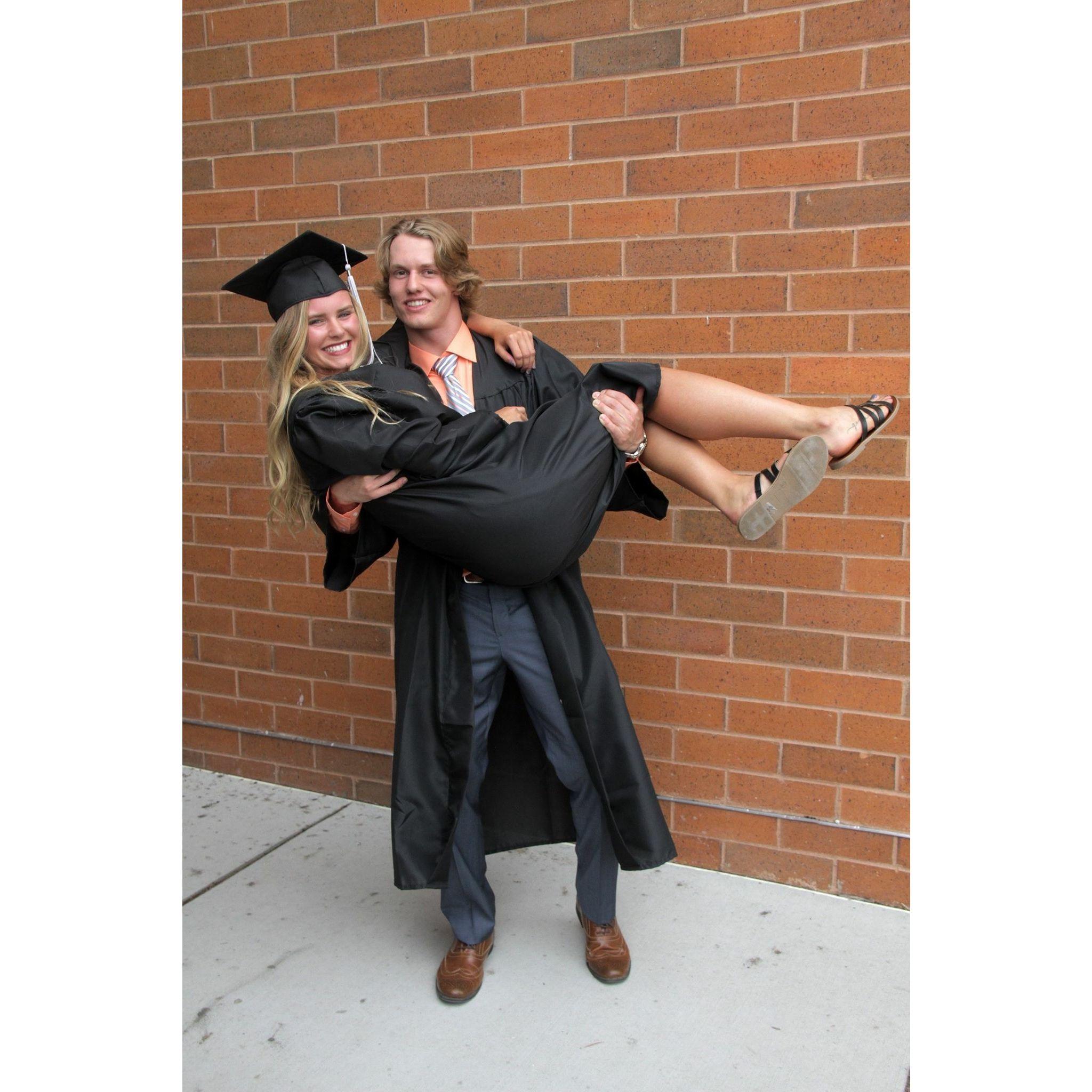 Highschool graduation, 2017.