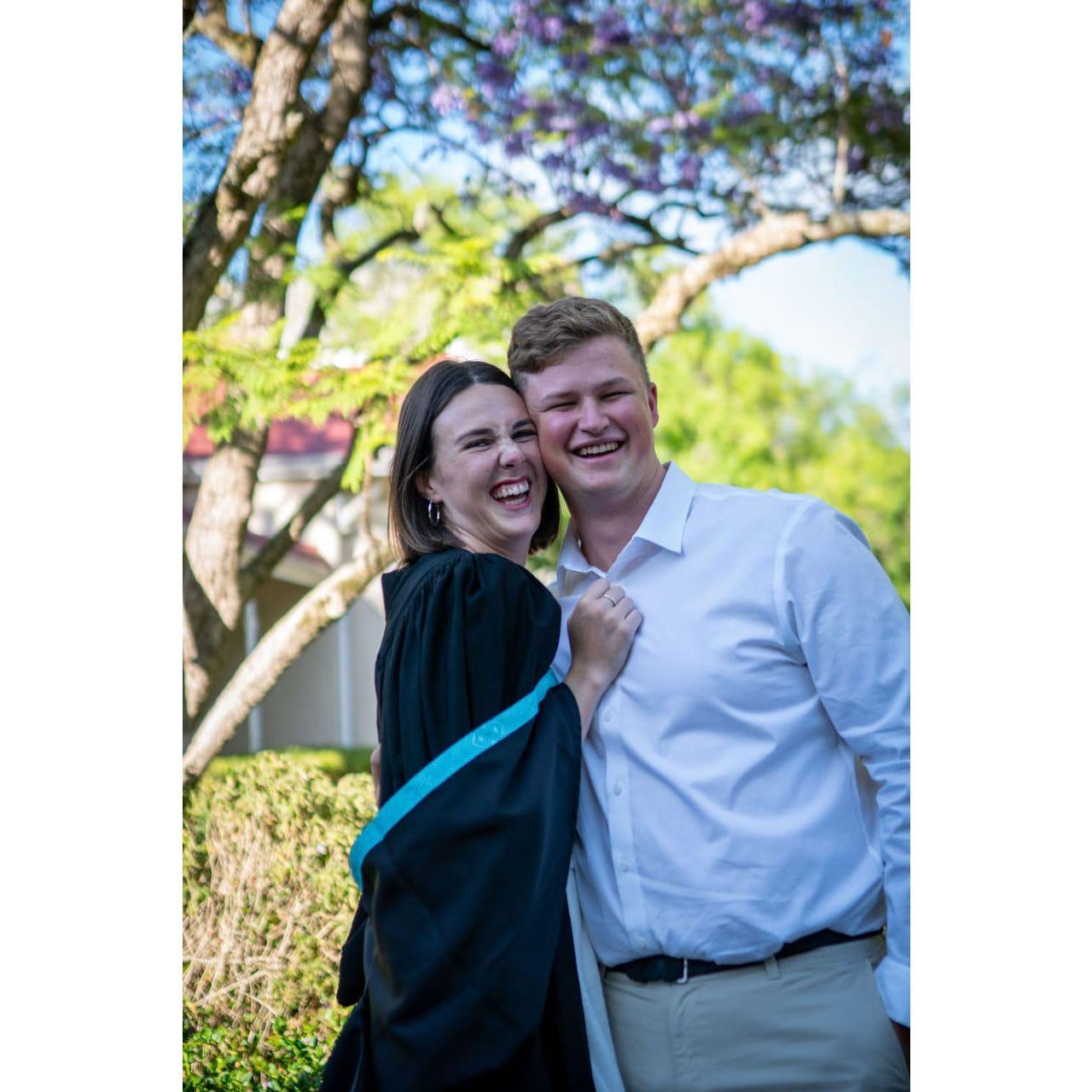 Our first time graduating together
