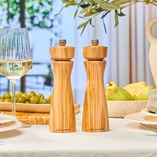 Portobello Olive Wood Salt & Pepper Mill Gift Set