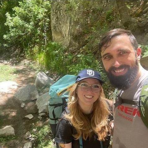 Ryne takes Katrina backpacking