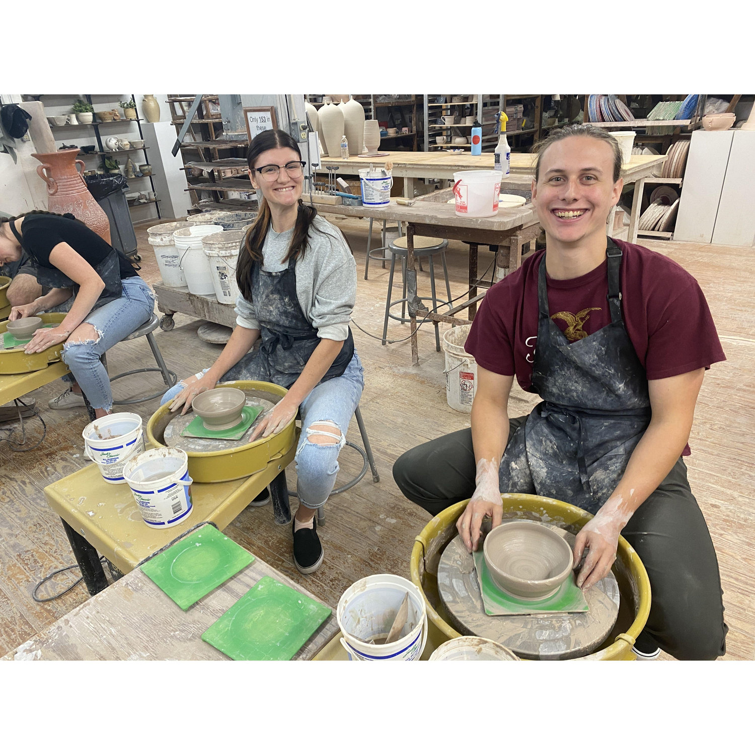 Sep '23 James booked us a pottery class for my birthday