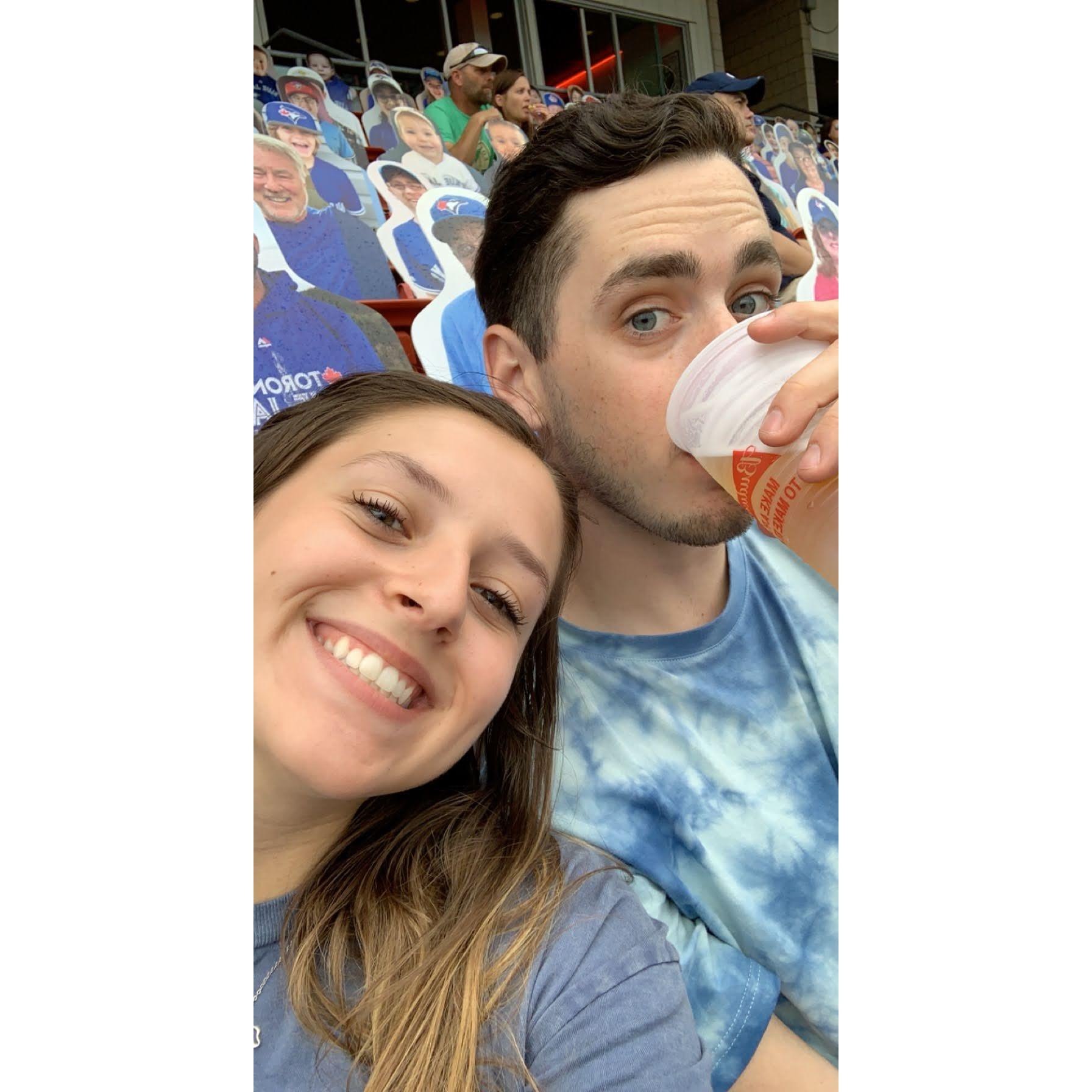 Blue Jay's game the night before the dreaded Appendicitis situation
