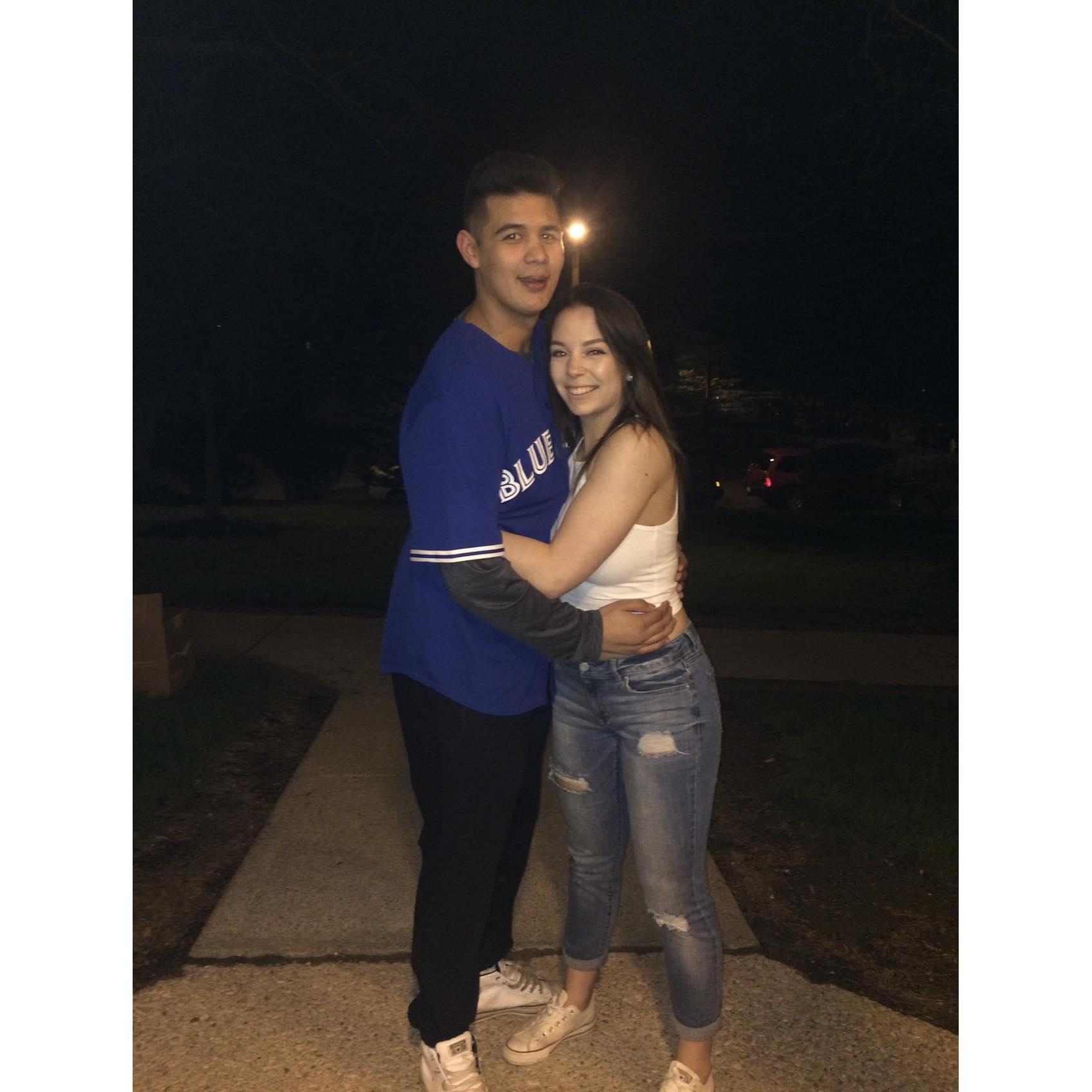 Second year of university.