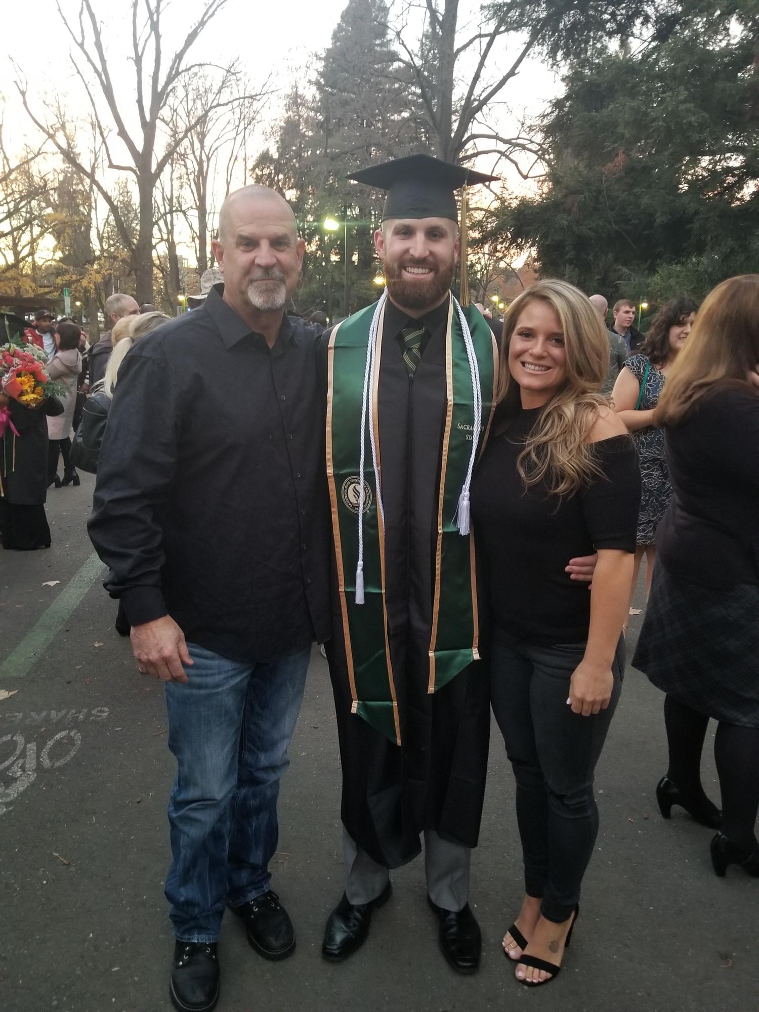 Brandon’s Sac State graduation.