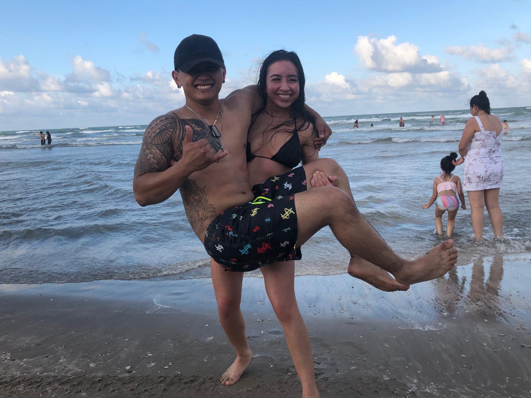 Our first road trip together to South Padre Island on Memorial Day weekend 2021. This was such a fun day being out at the beach!