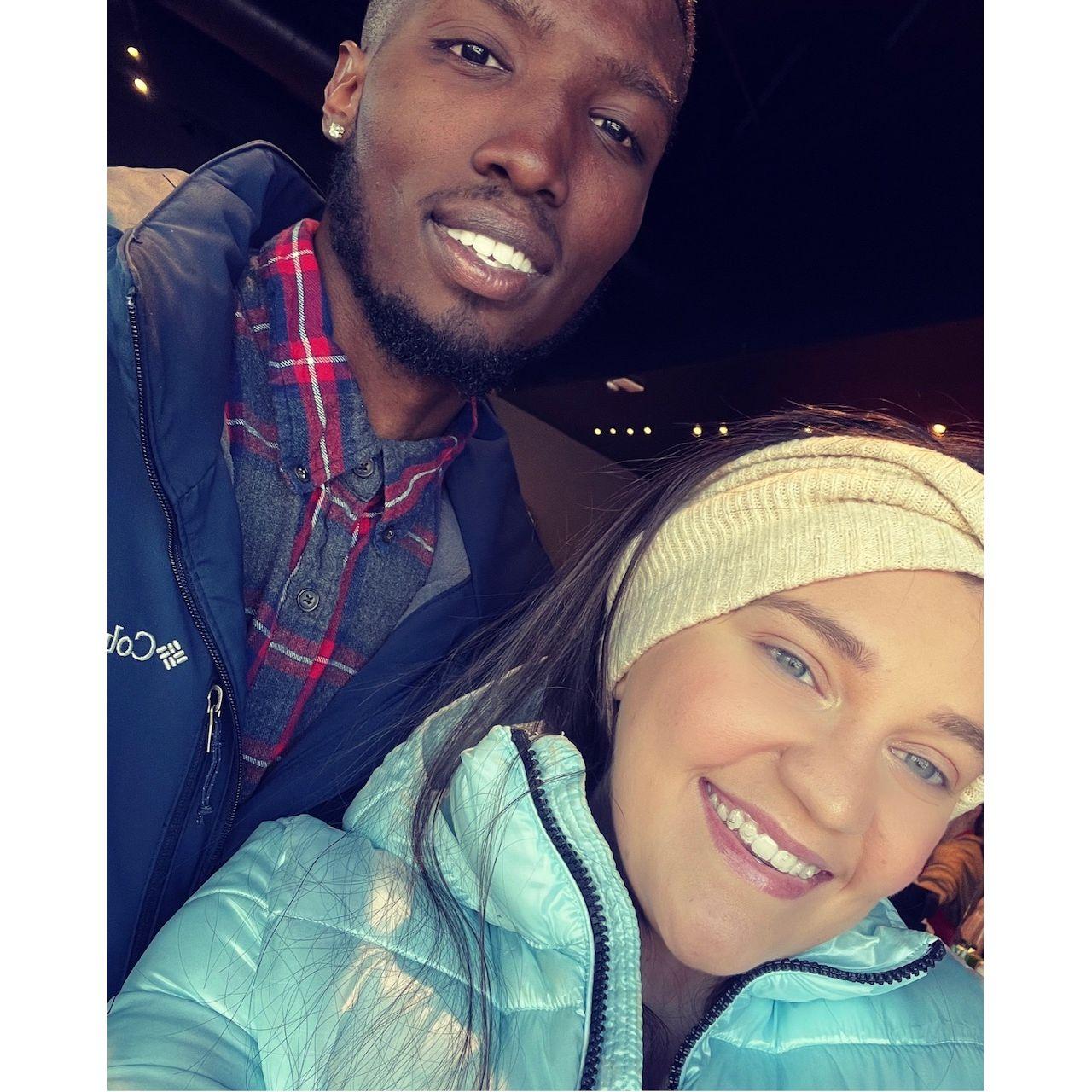 Coffee date in the cold!