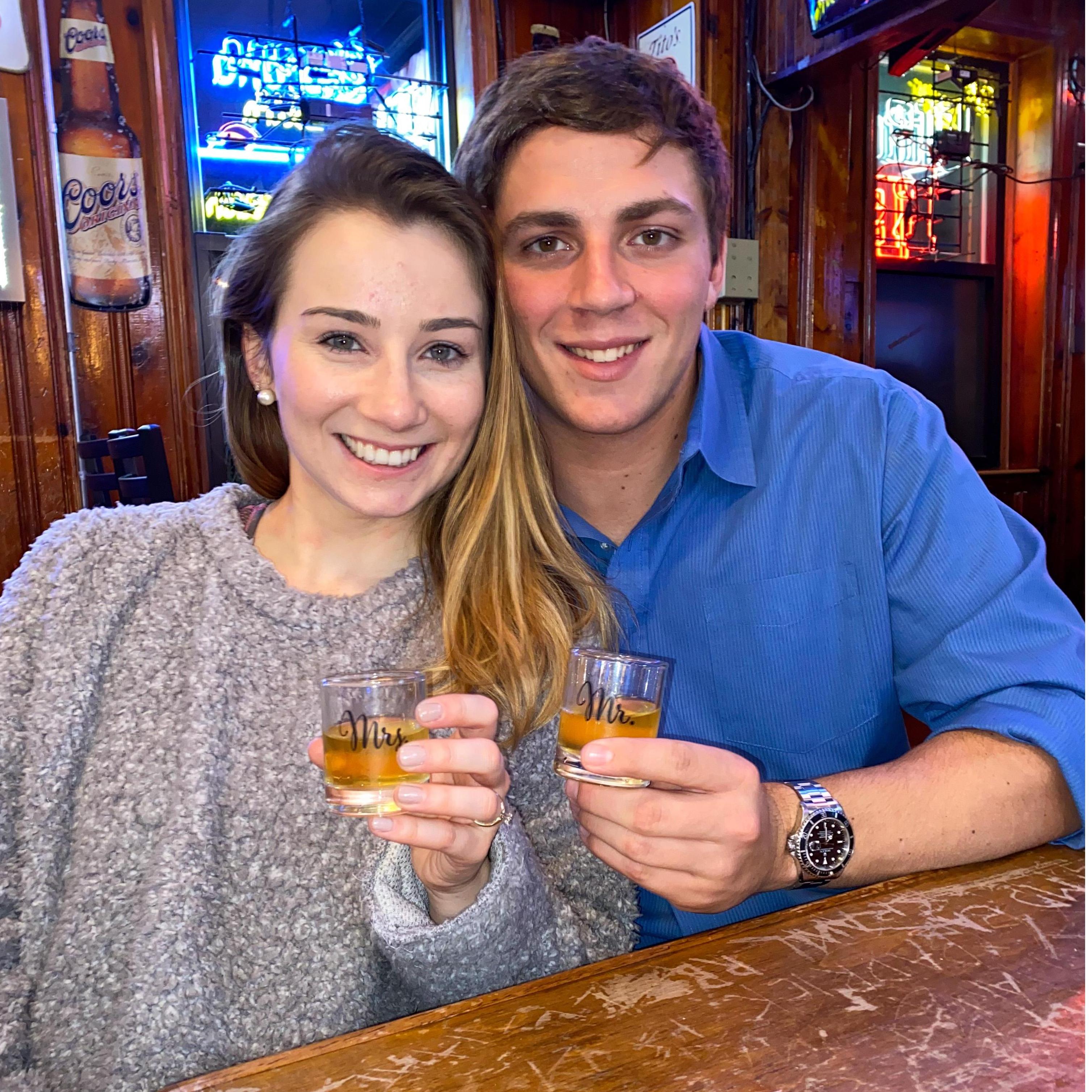 Celebrating our engagement!