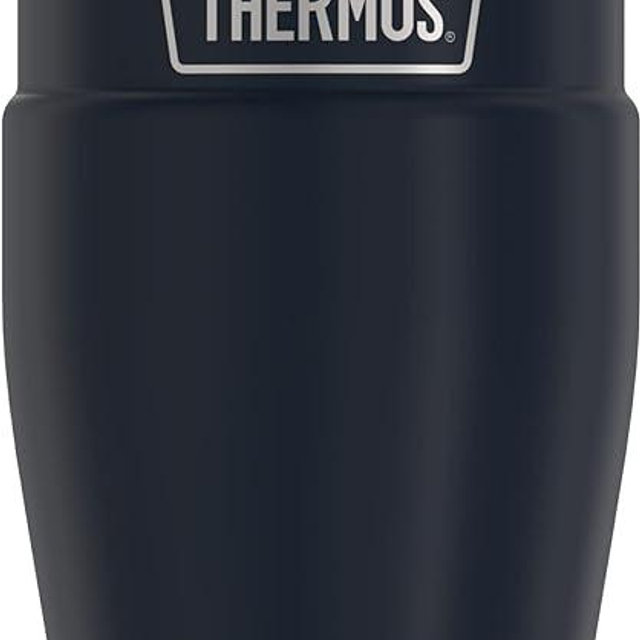 THERMOS Stainless King 16 Ounce Travel Tumbler, Matte Blue