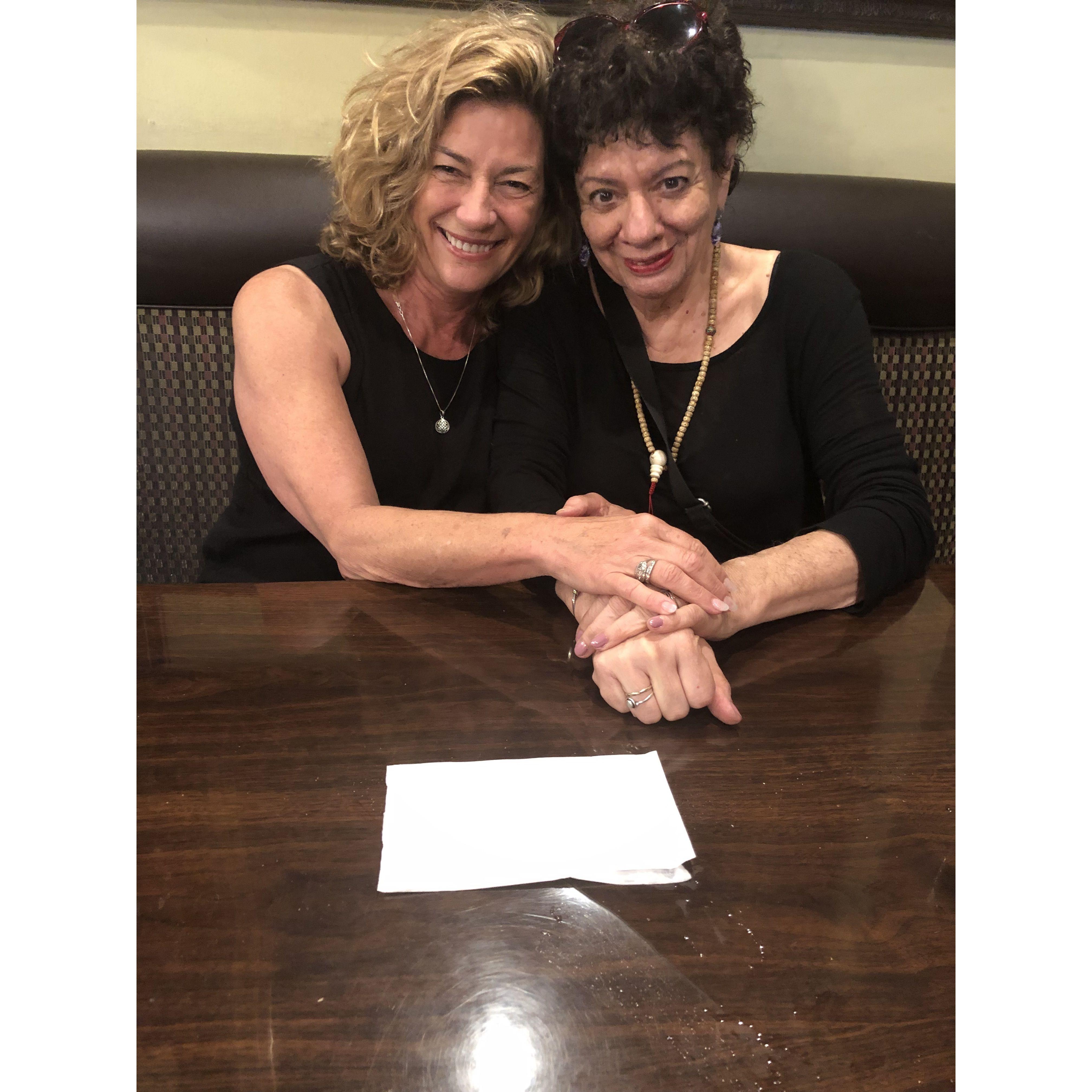 KImberly and her beloved mentor, Jay Clayton