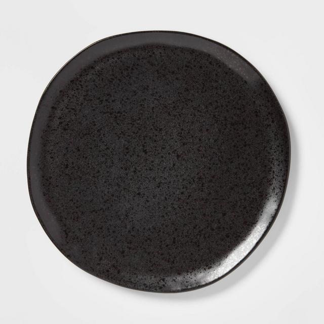 8" Stoneware Houlton Salad Plate Black - Threshold™